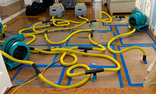 Professional Burst Pipe Water Damage technician working in Bethel, CT